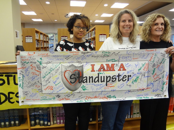 This is one of 5 posters Every Student, all 2800 who heard me speak signed a poster!
