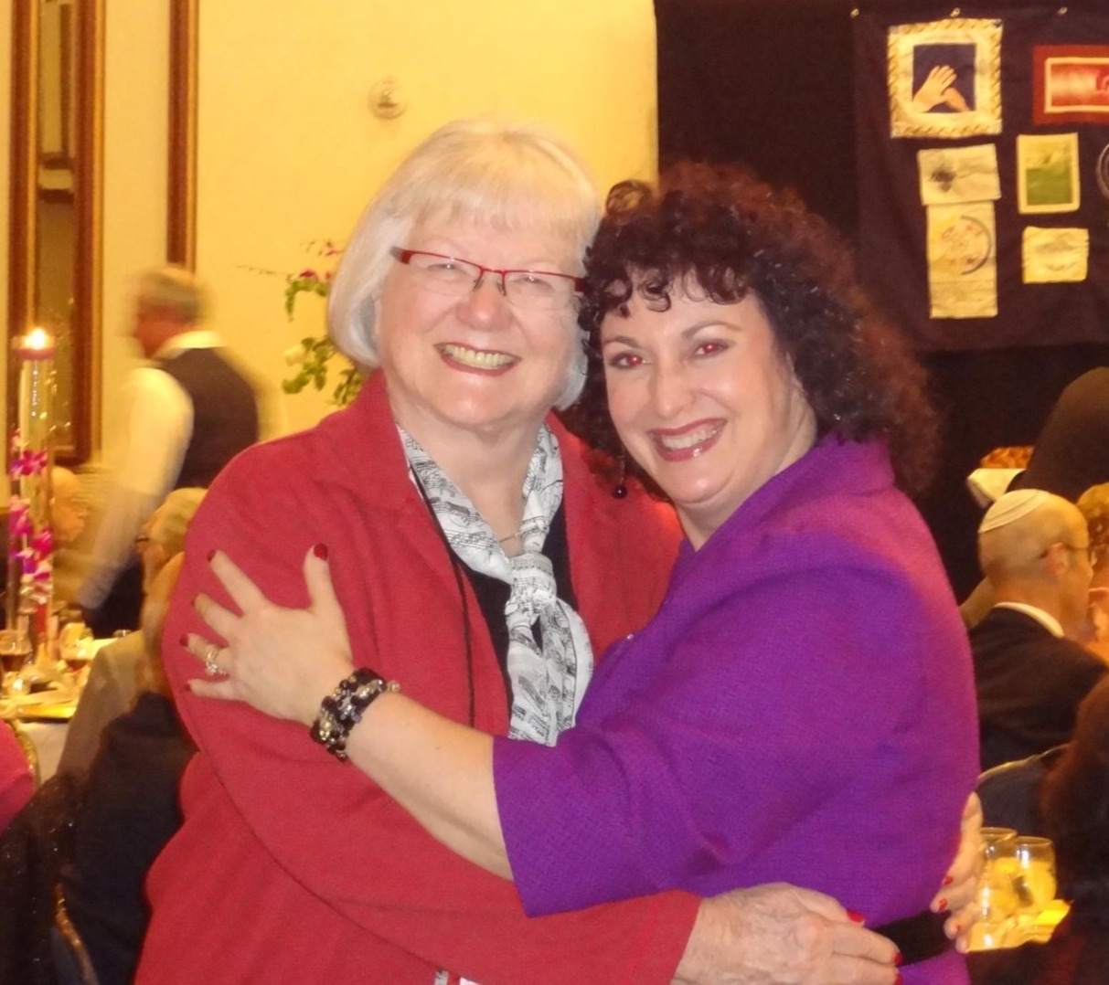 At the Cleveland World federation of Jewish Child Holocaust Survivors and Descendants conference with Dr. Eva Brown Dr. Eva Brown