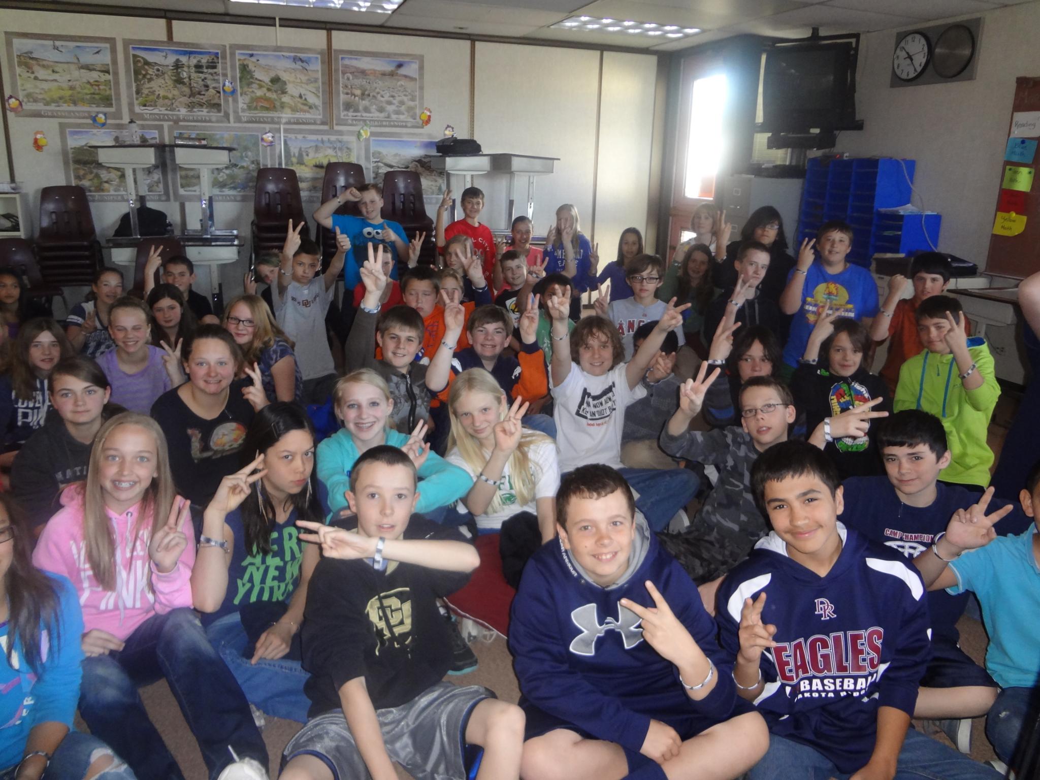 WE ARE STANDUPSTERS! Proud Middle Schoolers